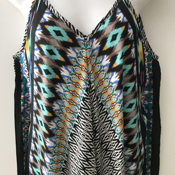 Cool Tribal Print HankerCheif Dress - Picture 2 of 3